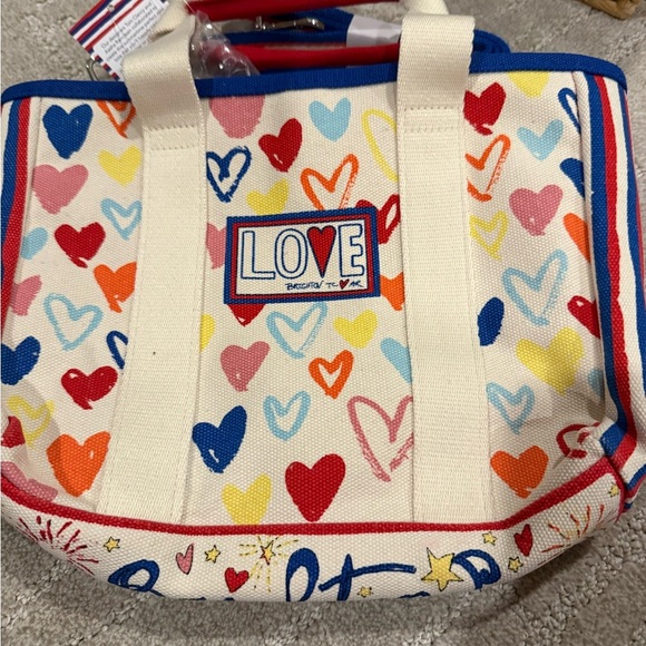 Brighton Red and Blue Heart Totes - Picture 10 of 10